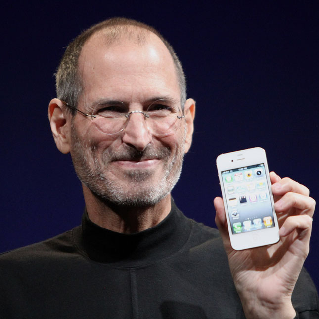 Imagen de presentación de Steve Jobs